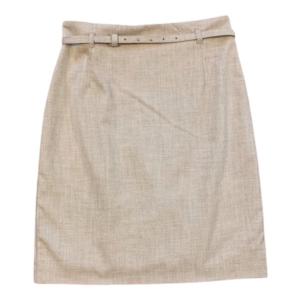 H&M Tan Belted Skirt